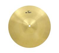 Cymbales Cymbale Professionnelle En Alliage De Laiton 8 10 12 14 16 18 20 Pouces Crash Ride Hi Hat Pour Débutant Pratique Du Jeu(14 Inch)