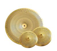Cymbales De Batterie Cymbales À Faible Volume 10Splash 12 Splash 16 Chine 3 Pièces Cymbales De Pratique Muettes Pour Batterie