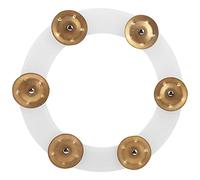 Cymbales de tambour, ensemble de tambourin, charleston, cloches en acier inoxydable, accessoires pour instruments de Percussion (Or)