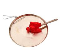 Cymbales et gongs portables, Gong à main en laiton et cuivre avec maillet, décoration de Percussion méditation Feng Shui, cadeau 27-30cm(27cm)