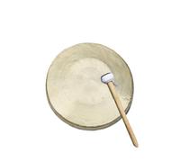 Cymbales et gongs portables, Gong à main en laiton et cuivre, Instrument chinois Feng Shui avec Percussion maillet, 27-36cm(30cm)