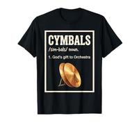 Cymbales Orchestra Funny Music Definition T-Shirt