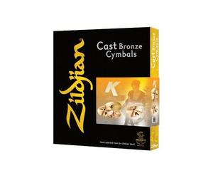 Cymbales ZILDJIAN PZI K0800-I7 SERIE K' PACK SET 14-16-20+18 FREE