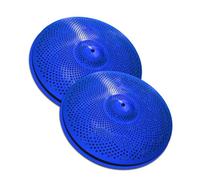 Cymbals Ensemble De 5 Cymbales Bleues Shatter Qualité Professionnelle À Faible Volume