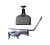 Cymbals Stand Clamp Bracket Professional Metal Bass Drum Cowbell Holder for Drum Accessories Percussion Instruments Percussion Extension Clamp Adjustable Cowbell Mount for Drum Set Accessories and