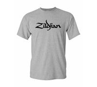 Cymbals T-Shirt Rock Music Drums Drummer T-Shirt Grey S