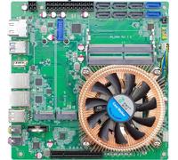 CYMINILMDPC Ryzen 7 5825U NAS Firewall Carte mère, ITX Mini PC Gaming Board, 8-Bay SATA3.0 (8X) + Dual M.2 NVMe, 2.5G Dual LAN (2X), DDR4 SODIMM (2X), PCIe 3.0 x8, Home Server, PFSense, Proxmox