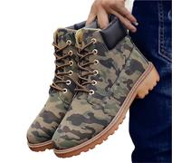 CYMMIYT Bottes de Neige Riding Shoes Men's Casual High Top Western Boots(Color 4,39)