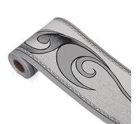 CYMMIYT Frise Murale Adhesive 10 mètres PVC étanche taille ligne Style pastoral auto-adhésif mur plinthe ligne papier peint salon décor frontière autocollant mural(06)