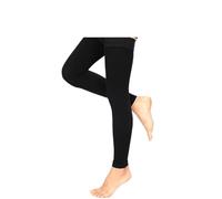 CYMMIYT Manchon de compression de jambe 1 paire de bas contention for cuisses femme, compression 20-30 mmHg, avec bande en silicone(Type1-Black,S)