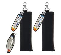 CYMNER Lot de 2 petits sacs isothermes Epipen pour médicaments, petit mini sac isotherme, très visible et accrocheur en cas d'urgence, rouge/violet/orange, Noir , Pratique :
