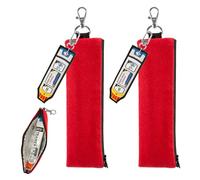 CYMNER Lot de 2 petits sacs isothermes Epipen pour médicaments, petit sac isotherme, mini sac isotherme, sac isotherme très visible et accrocheur EpiPen en cas d'urgence, rouge., rouge