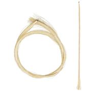 Cymwer 1 Hank Blanc Violon Archet Crin De Cheval Naturel | Crin d'arc de cheval pour violon 4/4, épaisseur uniforme pour un son constant sur les cordes