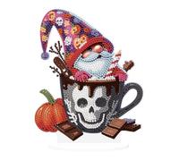 Cymwer Acrylique Forme Spéciale Halloween Squelette Goblin Table Top