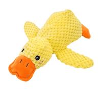 Cymwer Canard Apaisant pour Chien Paw Love, Jouet Calmant avec Crisquet, Ours en Peluche Mordre Coussin pour Chiens d'Intérieur