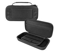 Cymwer Catring Base pour Switch 2 pour Switch OLED, Consols de Jeu à l'épreuve des Chocs, Sac d'organisateur Anti-Rayures avec Porte-Carte de Jeu pour Switch Handheld Game Console