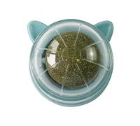 Cymwer Friandises à l'herbe à Chat pour Chats, rotatives pour Chaton, Bonbons à lécher avec Couvercle résistant à l'humidité, Boule d'énergie nutritionnelle, balles molaires Naturelles pour Nettoyage