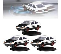 Cymwer Modèle de Voiture en Alliage AE86 Drift Tail Spin Ornement de Voiture, décorations de Tableau de Bord de Voiture, Virage et Suivi du véhicule, décorations intérieures de Voiture, Cade