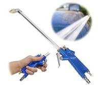 Cymwer pistolet à air haute pression poignée ergonomique Type UE double | Tuyau en alliage cuivre 109 cm, gâchette de soufflage de poussière, nettoyeur d'huile moteur, poignée ergonomique