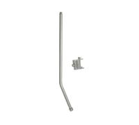 Cymwer Poteau de Suspension Lampe Camping en Aluminium 2 Sections (Argent)