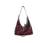 Cymwer PU Leather Women Shoulder Hobo Bag Crossbody 2026 | Adjustable Strap Smooth Wipe-Clean Surface Zipper Pocket Card Slot Daily Handbag