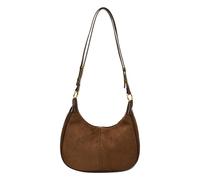 Cymwer Sac à bandoulière Hobo en PU givré pour femmes, sac de selle de couleur unie pour le travail de (noir)