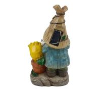 Cymwer Solaire Nain Arrosage Fleurs - Lampe Déco GNOME Résine