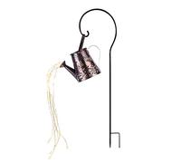 Cymwer Support en métal arrosoir Solaire Suspendu Support de Lanterne pour Jardin Eau saupoudrer Art Lampe Support Voie LED décor