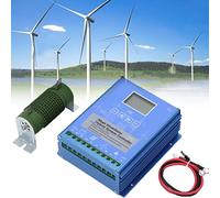 CYMYYDS 2000W/4000W/6000W MPPT Contrôleur De Charge Solaire 12V/24V/48V Wind Système Hybride Contrôleur De Charge Panneau Solaire Régulateur De Batterie avec écran LCD,6000W-48V