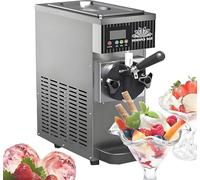 CYMYYDS Machine à Glace à L'italienne - Machine à Granita De Comptoir pour Glaces à L'italienne, Milkshakes Et Crèmes Fouettées Aux Fruits, avec écran LCD, pour Supermarchés, Bars à Snacks Et Cafés