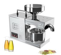 CYMYYDS Presse à Huile Automatique 800 W, Extracteur D'huile électrique, Extracteur D'huile De Graines à Froid Et à Chaud, pour Graines De Lin, Arachides, Graines De Chanvre, Sésame, Tournesol