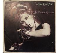 Cyndi Lauper - Cyndi Lauper All Through The Night Dutch 45 7" sgl Pic Slv Netherlands / Holland