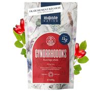 Cynorrhodon entier Monte Nativo (1kg) - Thé à l'églantier - Infusion vrac - 100% pur et naturel, sans additifs - Herbes à l'arôme intense pour la préparation d'une délicieuse tasse de tisane