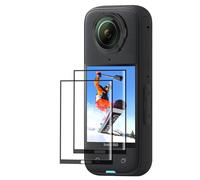 CYNOVA Insta 360 X5 Lot de 2 films de protection d'écran en film trempé pour Insta360 X5/X4 Dureté 9H Anti-rayures Anti-traces de doigts Sans bulles