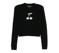 Cynthia Rowley - Cherries On Top Sweater - Femme - Pulls - Noir - Taille: 36 FR