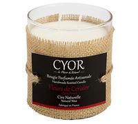 CYOR -Bougie Parfumée FLEURS DE CERISIER 240g - 100% Naturelle - Fabriquée à la main en France