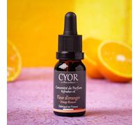 CYOR - Concentré de parfum Fleur D'oranger - Pour diffuseur électrique, céramique - 15ml - Parfum de Grasse - Haute qualité - Fabriqué en France