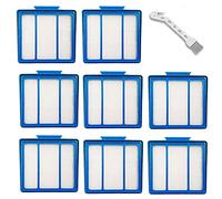 Cyorka Lot de 8 filtres de rechange pour robot Shark ION AV751 AV752 R85 RV850 RV850BRN RV850WV R851WV RV700_N RV720_N R87 R76 RV871 IQ Robot R101AE AV752 AV753 AV993 AV93 AV100 Aspirateur 2AE
