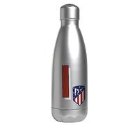 CYP BRAND Atletico de Madrid - Bouteille d'eau en acier inoxydable, fermeture hermétique, lettre I rouge, 550 ml, couleur métallisée, produit officiel