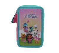 CYP BRAND - Gabby, Trousse à Crayons 3 Niveaux, avec Fournitures Scolaires, Fée, Trousse Scolaire complète, Licence Officielle, pour garçons et Filles, Multicolore