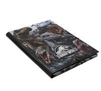 CYP BRAND Jurassic World Classeur à rabat Jurassic World, classeur, classeur, fournitures scolaires, Papeterie, Mulicolor, Produit officiel