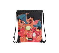 CYP BRAND Pokémon Sac à Dos pour Enfant Motif Charmander avec poignées réglables Couleur Orange, Orange, único, Sac à Dos Sac 34 x 44 Pokémon - Charmander