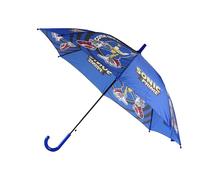 CyP Brand S Sonic Parapluie pour enfant, diamètre 48 cm, automatique, bleu, produit officiel, coloré, unica, style animé, coloré, taille unique, style animé