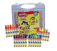 CYP BRANDS-24 24 Cire souple dans boîte en PVC Play Doh, multicolore (1)