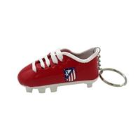 CyP Brands Atlético de Madrid Porte-clés, pendentif sac à dos, accessoire sac, ourson, T-shirt Atlético de Madrid, couleur marron, produit officiel, rouge, Estandar