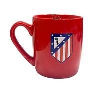 CyP Brands - Atlético de Madrid, Tasse, Tasse en céramique, Articles de table, Petit déjeuner, Tasses originales, Couleur rouge, Produit officiel
