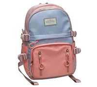 CYP BRANDS Bagoose - Sac à Dos Adaptable au Trolley, Plusieurs Compartiments, Taille 41 x 19 x 26 cm, Couleur Rose et Bleu, Produit Officiel, Multicolore, Moderne