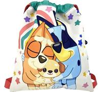 Cyp Brands Bluey Sac à dos à cordon arc-en-ciel One Size