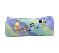 CyP Brands-Bluey, trousse à crayons, matériel scolaire, préscolaire, Light Waves, couleur bleue, produit officiel, multicolore, Estandar, Décontracté
