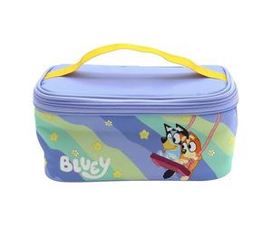 CyP Brands-Bluey, Trousse de Toilette, Accessoires, préscolaire, Couleur Bleue, Light Waves, Produit Officiel, Multicolore, Estandar, Décontracté